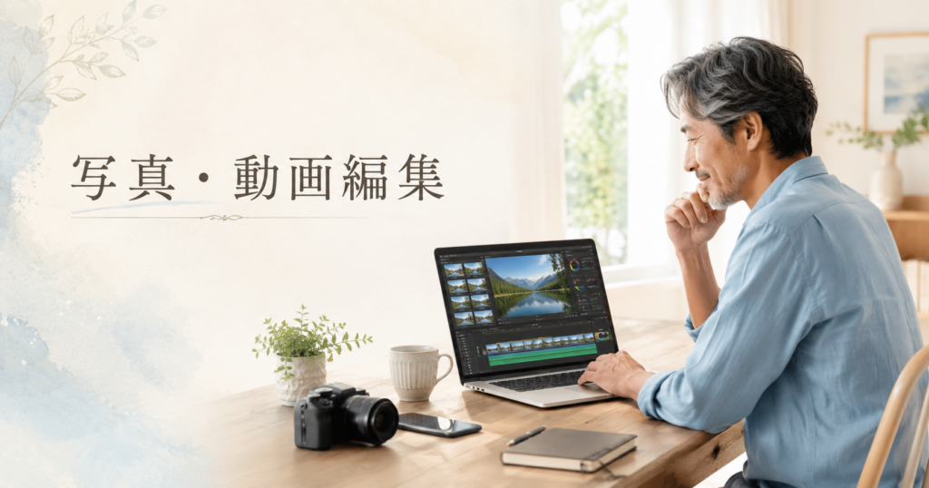 写真・動画編集のイメージ