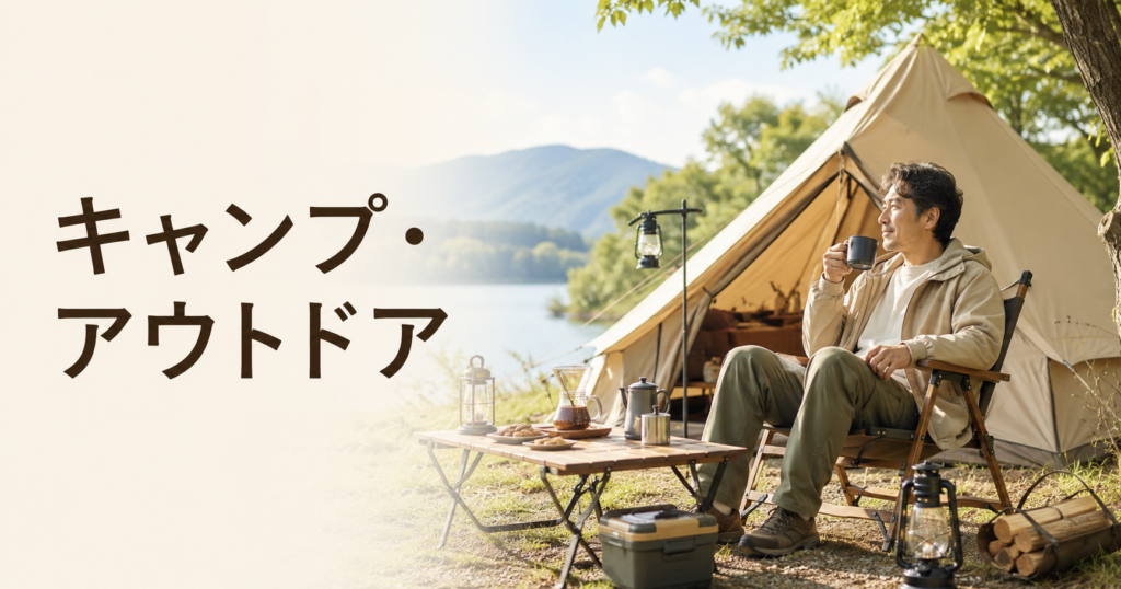 キャンプ・アウトドアのイメージ