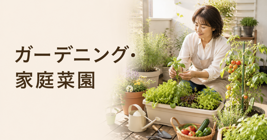 ガーデニング・家庭菜園のイメージ