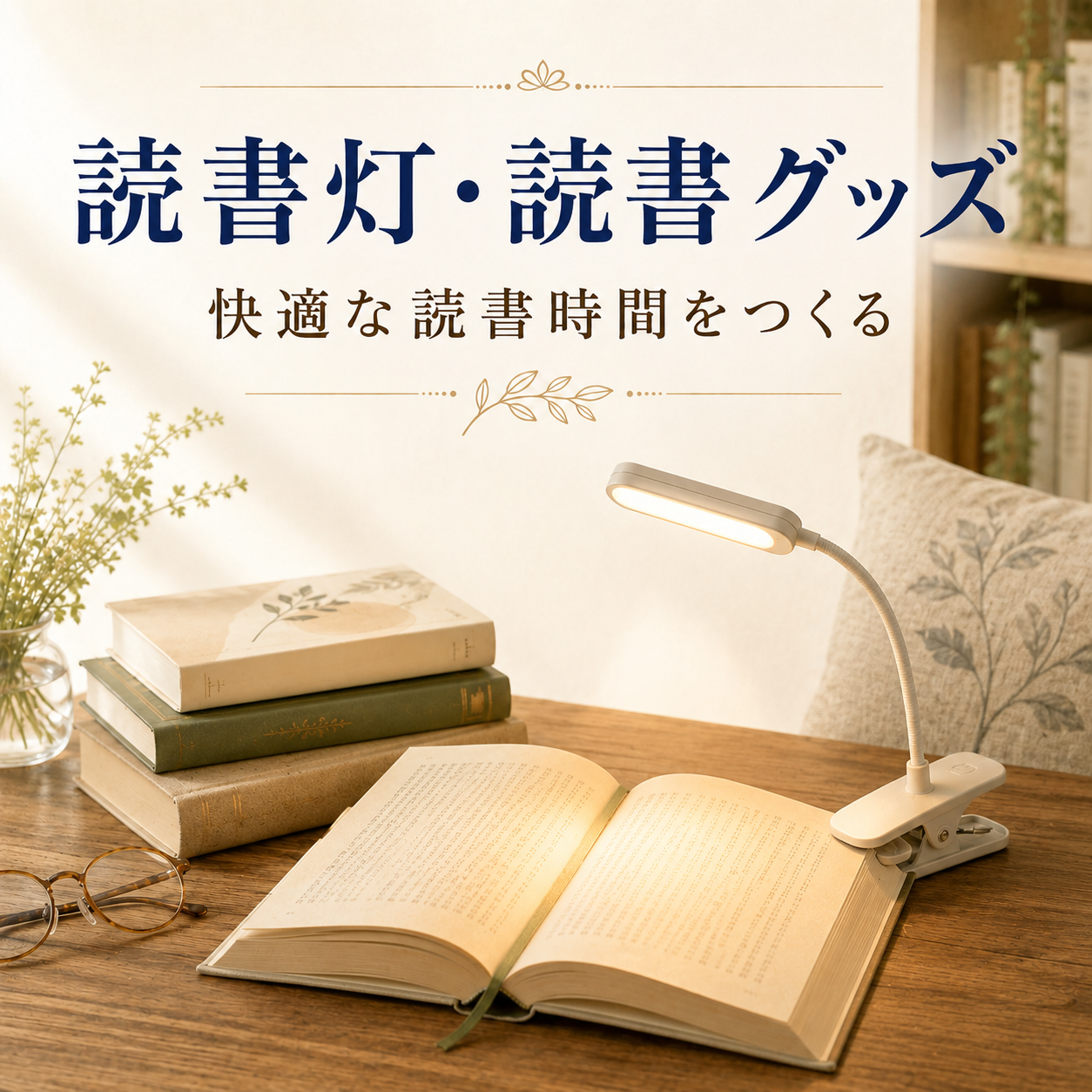 読書灯と読書グッズ